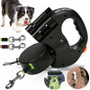 Retractable Dog Leash For Small Dogs Reflective Dual Pet Leash Lead 360 Swivel No Double Dog Walking Leash With Lights Pet Products