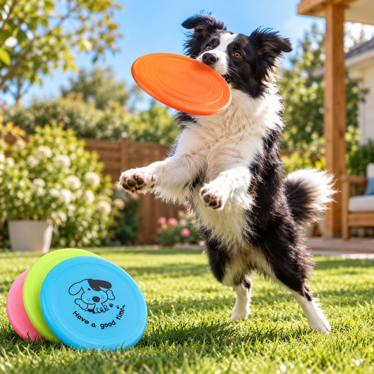 Flying Disc Dog Toy