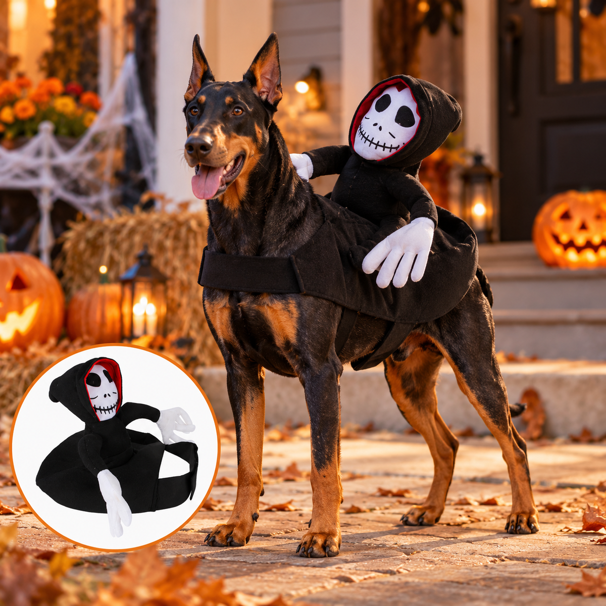 Goblin Rider Dog Costume