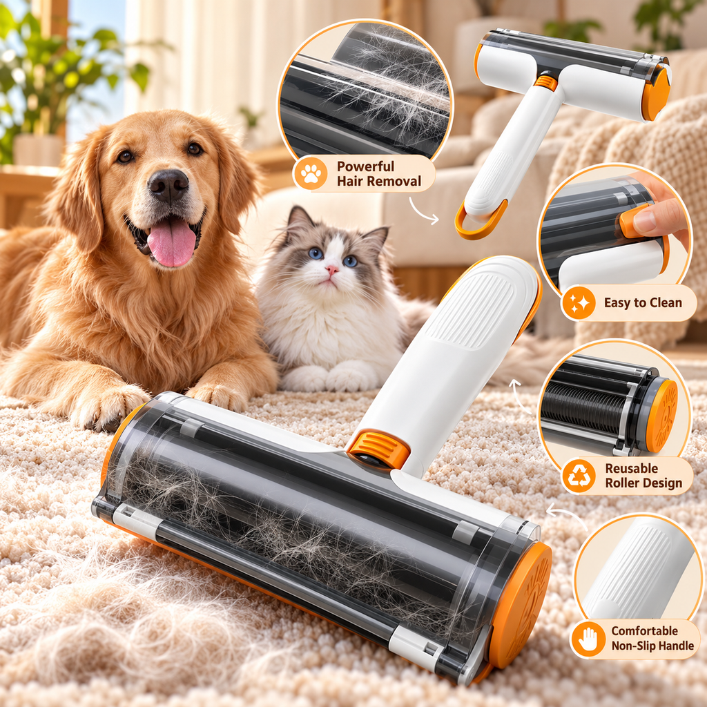2-in-1 Pet Hair Removal Roller
