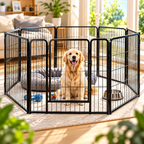 Foldable Dog Playpen – Indoor & Outdoor Pet Fence