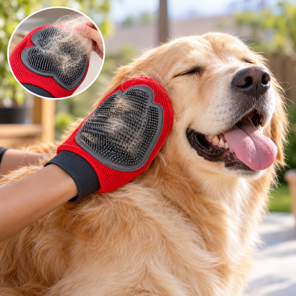 Dog Grooming Massage Glove